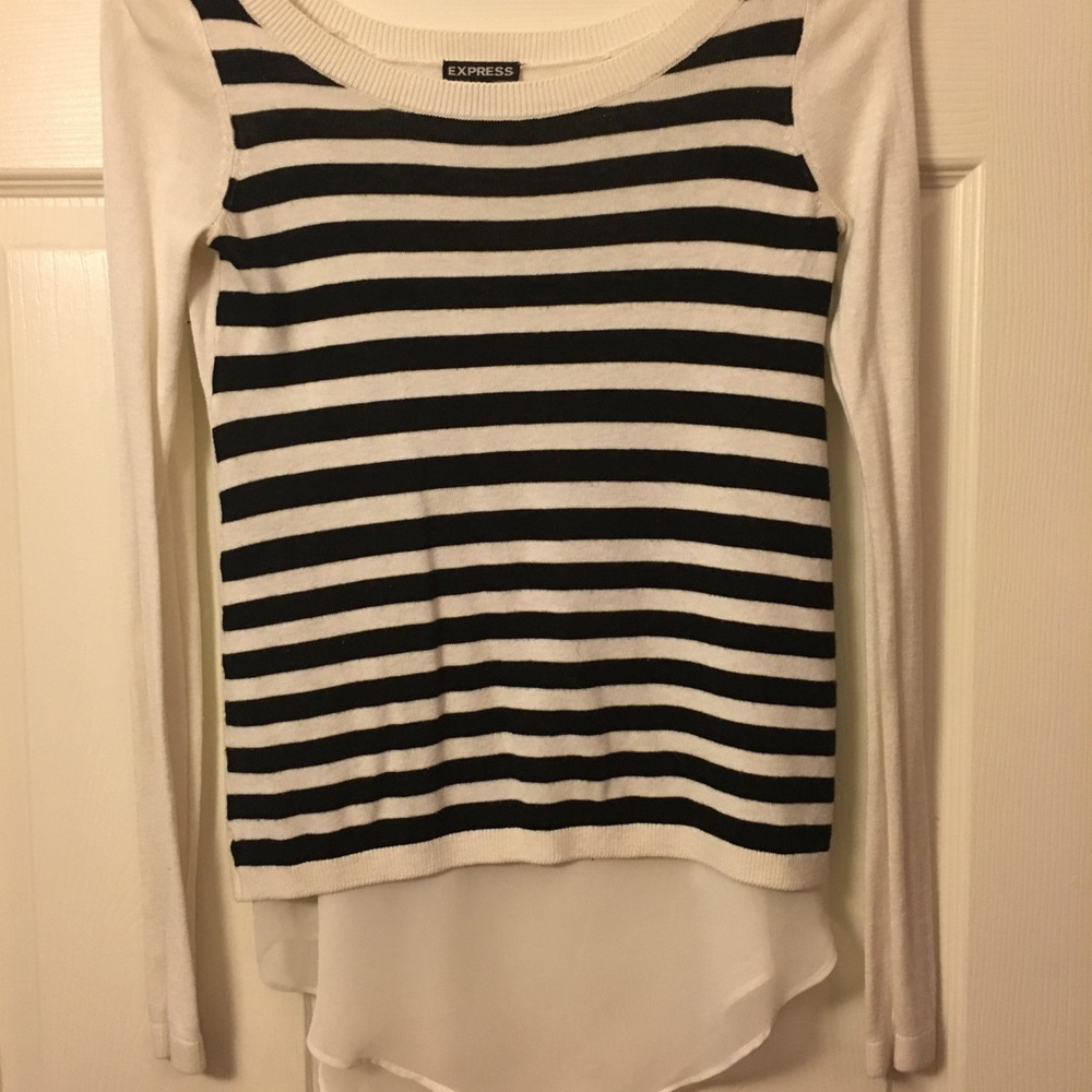 Express light knit sweater